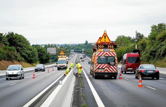 Dopo l'incidente mortale del giorno prima sulla RN165, un agente della Diro è stato investito questo lunedì a mezzogiorno nei pressi di Brec'h