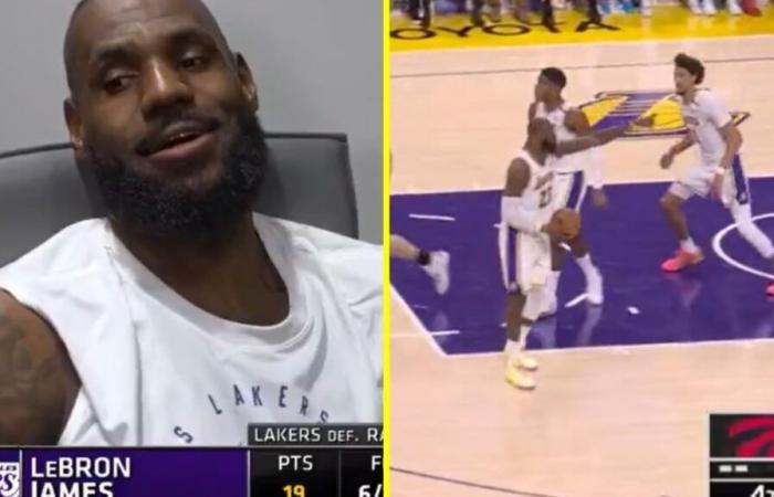 LeBron James batte il proprio record e individua i fan mentre i fan fanno la stessa battuta