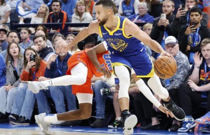 Stephen Curry fa esplodere la difesa dei Thunder • Basket USA