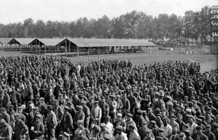 Prigionieri tedeschi a Saint-Dizier, nel 1916