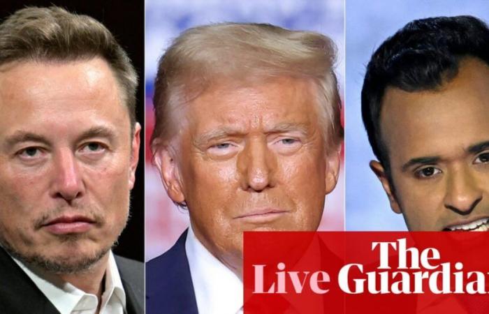 Trump nomina Elon Musk e Vivek Ramaswamy alla guida del nuovo dipartimento per l'efficienza per “ristrutturare le agenzie federali” – live | Donald Trump