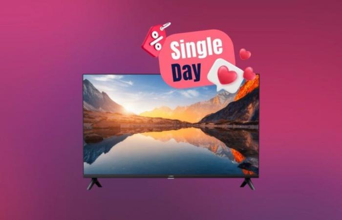 Solo 121€ è l'ottimo prezzo di questa recente piccola TV Xiaomi (con Google TV) per Single Day