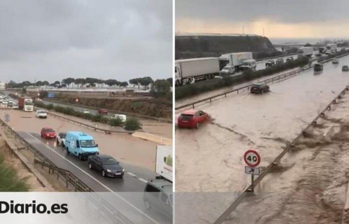 Le forti piogge provocano inondazioni, veicoli spazzati via e soccorsi ad Almería