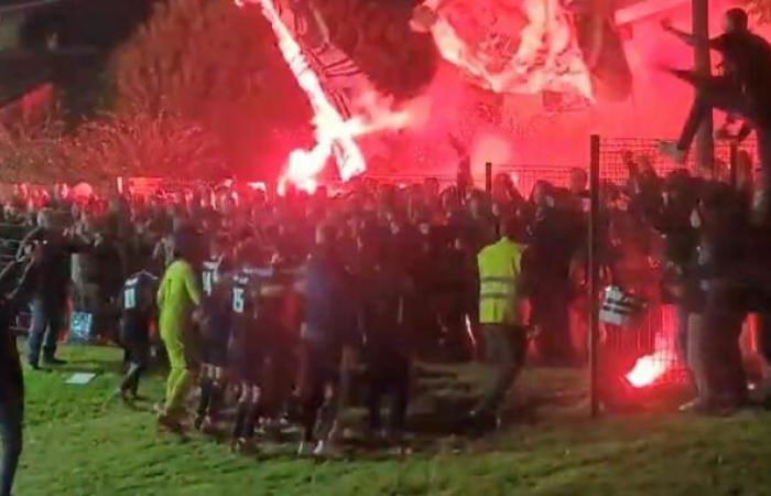 Divieto di viaggio a Poiré, mentre Thomas Sanogo (Vendée Poiré Football) è stato felice di accogliere i tifosi del Girondin