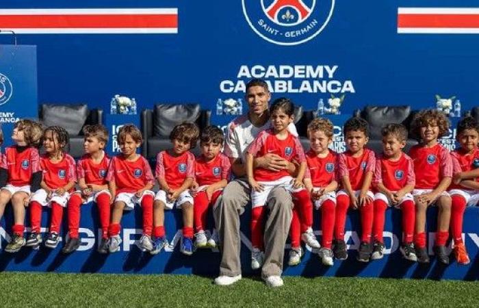 Il PSG inaugura il settore giovanile in Marocco alla presenza di Hakimi –