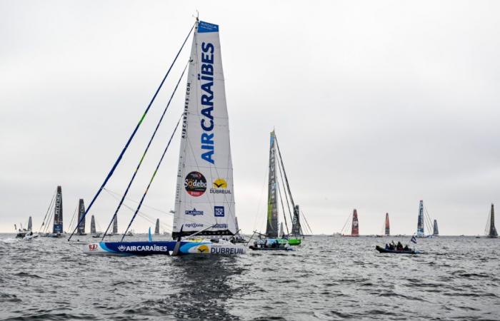 Les Sables-d’Olonne Vendée Globe VIDEO Sébastien Simon guadagna quota…