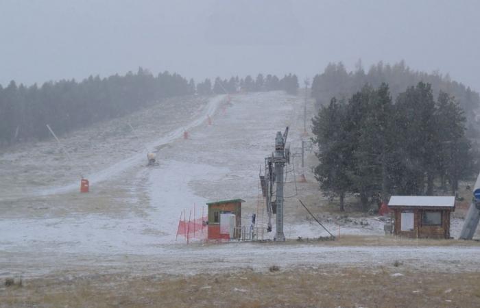 Arriva il freddo, pioggia e neve annunciati da Météo France nei Pirenei Orientali