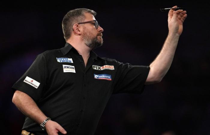 Queste sono le classifiche finali dei gironi ABCD al Grand Slam of Darts 2024