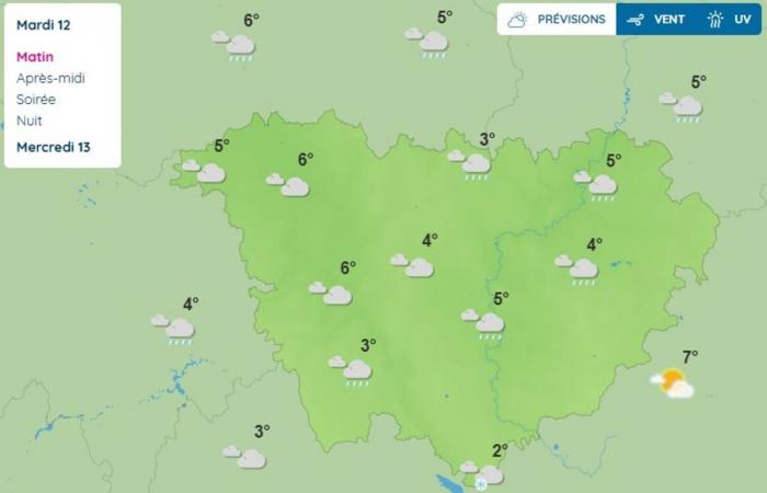 Le previsioni del tempo per questo martedì in Alta Loira