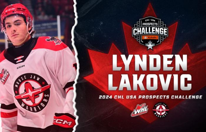 Il campione WHL Lakovic pronto a portare le competenze della frizione al CHL USA Prospects Challenge 2024 presentato da Kubota Canada