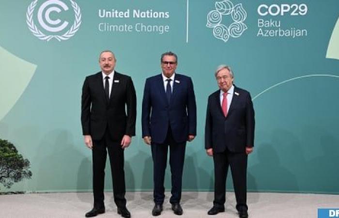 Baku: Akhannouch presiede la delegazione marocchina alla COP29