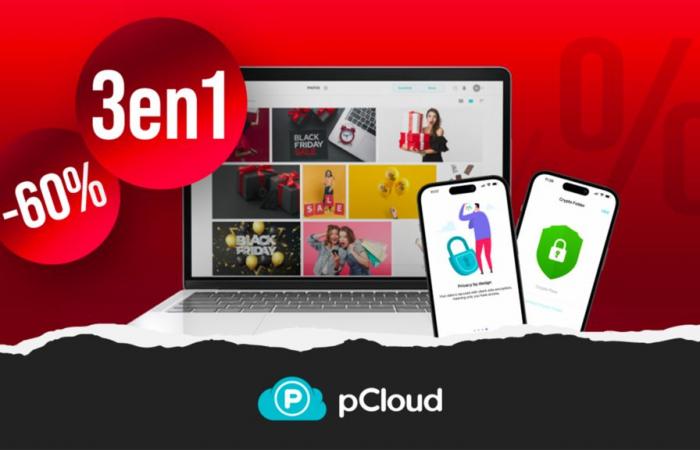 pCloud abbatte il prezzo della sua soluzione 3 in 1 per il Black Friday (-60%)