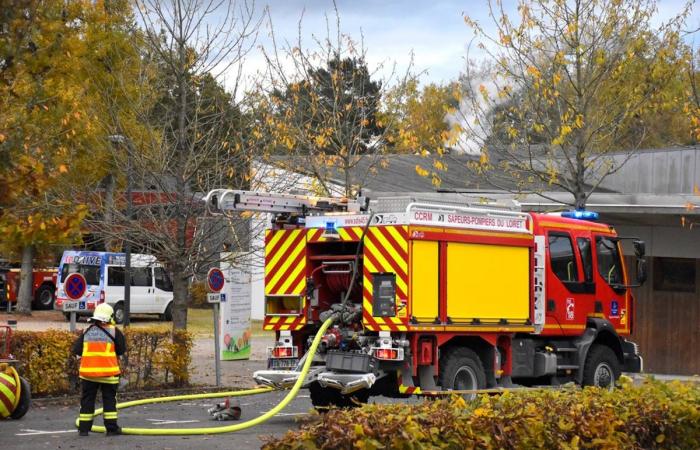 Un incendio in un'area multi-accoglienza per bambini, vicino a Pithiviers