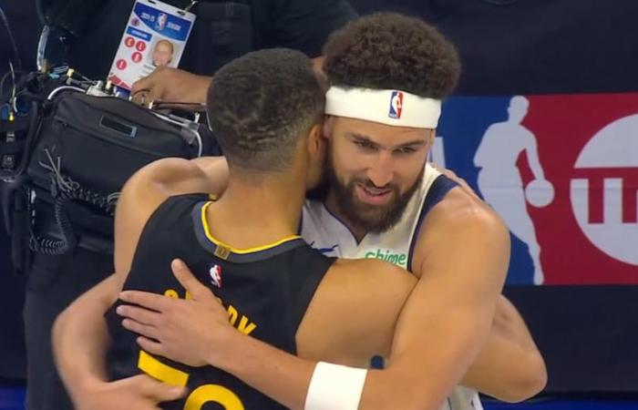 Stephen Curry e Klay Thompson si sono affrontati per la prima volta