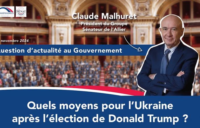 Claude Malhuret – QAG: Cosa significa per l'Ucraina dopo l'elezione di Donald Trump?