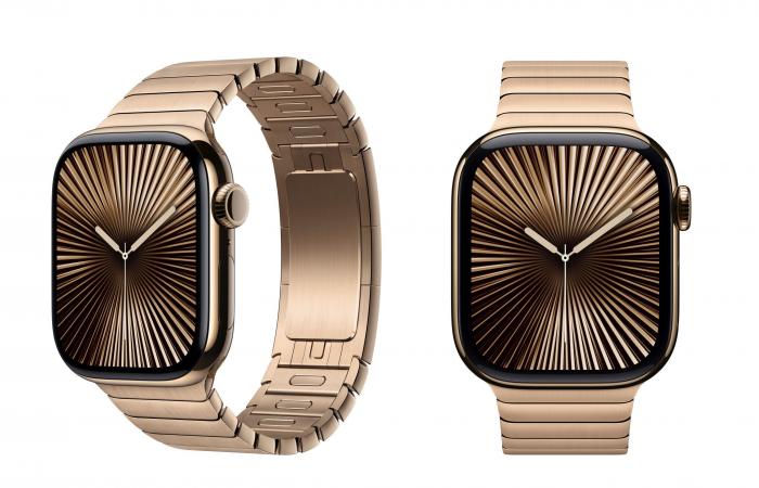 Apple finalmente commercializza il braccialetto a maglie d’oro presentato contemporaneamente all’Apple Watch Series 10