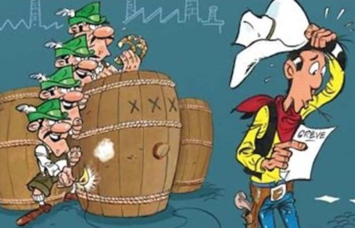 Lucky Luke nelle nebbie del Nord America e della birra