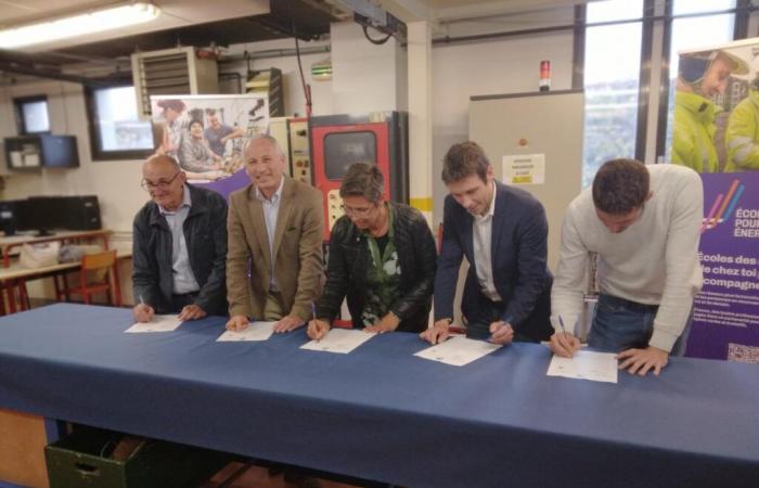 Il liceo Philippe-Cousteau ed Enedis firmano una partnership