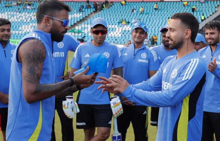 “Questi momenti non arrivano troppo spesso”: Hardik Pandya al debuttante Ramandeep Singh. Guarda | Notizie sul cricket