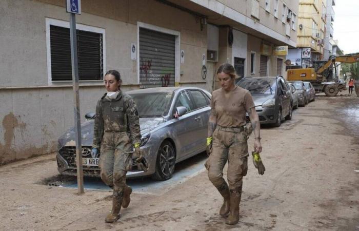 la costa vicino a Valencia è stata nuovamente posta in “allerta rossa” per la pioggia