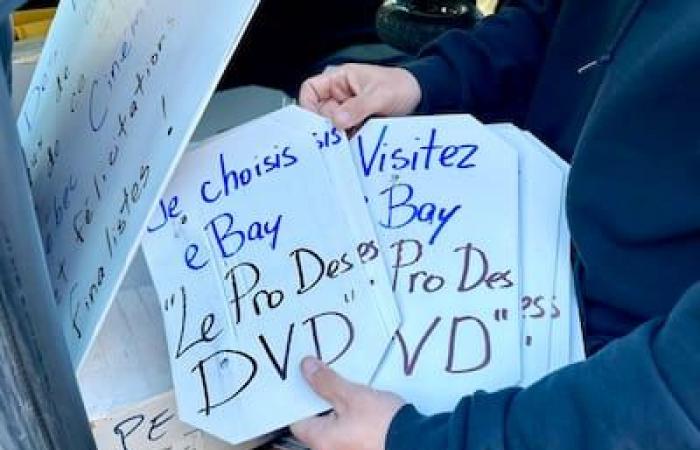 Il “DVD Pro” che appende le sue pubblicità di artigianato in tutta Montreal, è lui