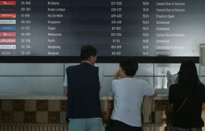 Voli cancellati a Bali a causa di un'eruzione vulcanica – 13/11/2024 alle 13:24