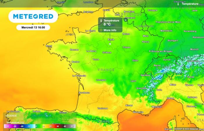 l'abbassamento delle temperature continua questo pomeriggio in Francia! La caduta continuerà?