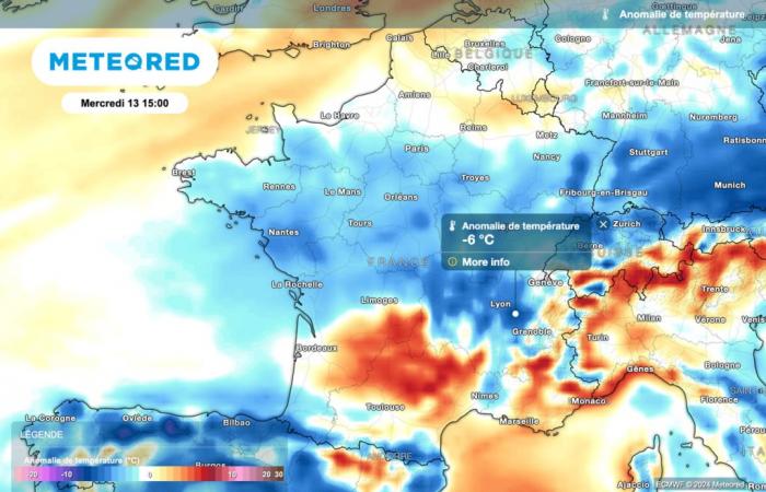 l’abbassamento delle temperature continua questo pomeriggio in Francia! La caduta continuerà?