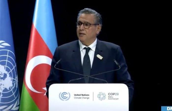 COP29: Akhannouch sottolinea l’esperienza marocchina nell’adattamento climatico