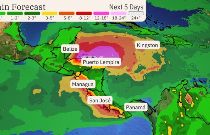 È probabile che la tempesta tropicale Sara si formi nei Caraibi