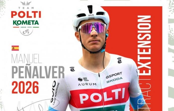 Ciclismo. Trasferimento – Il Team Polti Kometa allunga il veloce pilota spagnolo