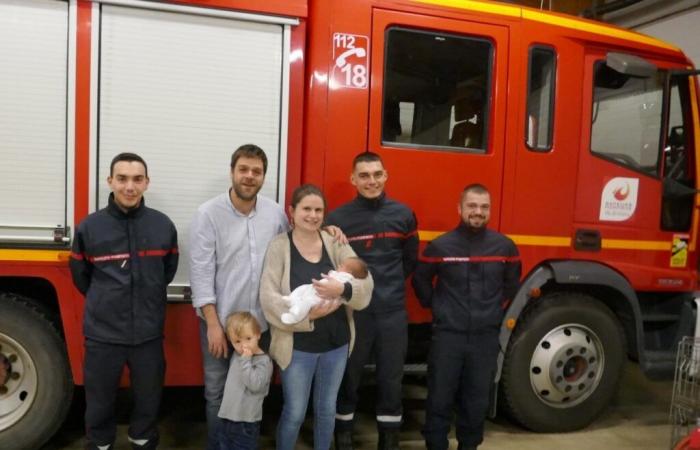 In questa cittadina dell'Ille-et-Vilaine, Martin è nato in casa grazie ai vigili del fuoco