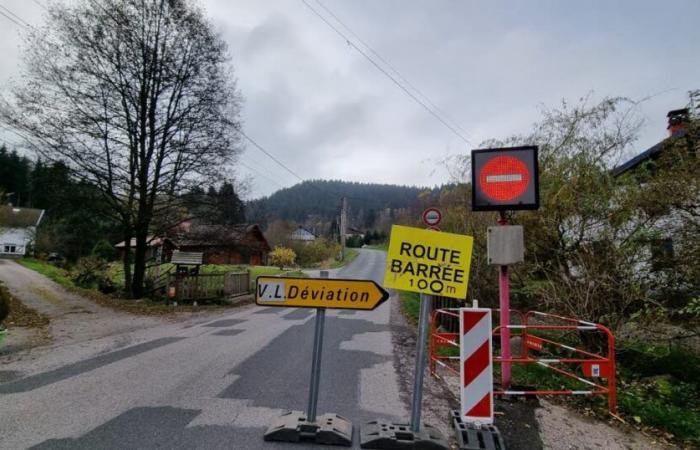 sostituzione delle barriere di sicurezza sul Chemin de La Creuse