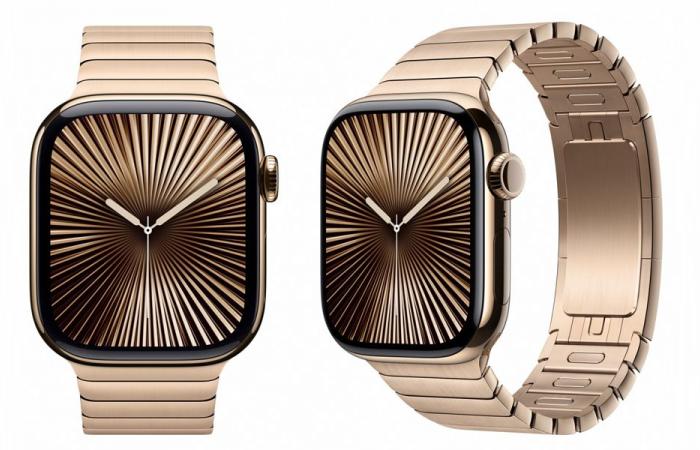 Apple Watch: un braccialetto a maglie color oro messo in vendita da Apple a 349 euro