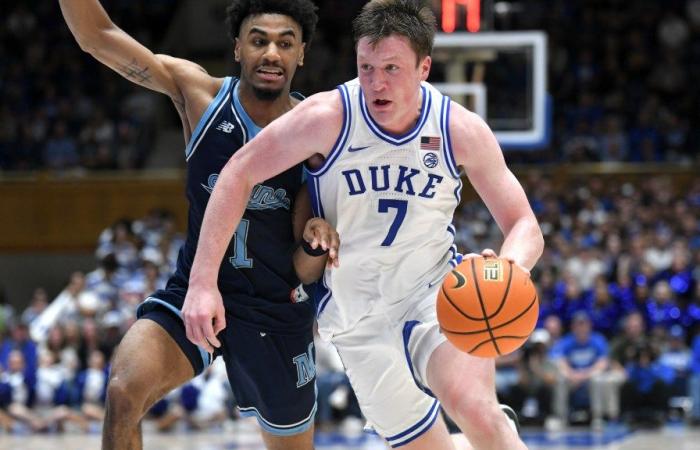 Cooper Flagg, altre due stelle del basket Duke nella top 8 del mock di ESPN NBA