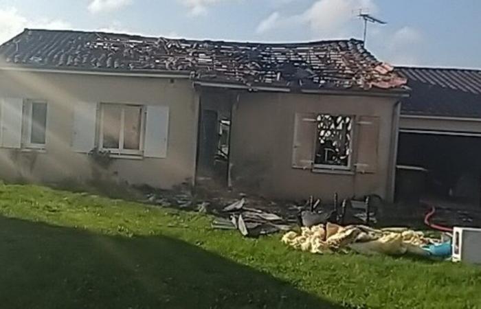 accende il fornello a gas che esplode, la sua casa brucia a Saint-Jean-de-Sauves