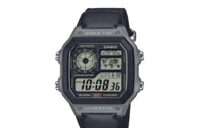 Compaiono i nuovi orologi digitali multifunzione Casio AE1200WH, con una durata della batteria di dieci anni