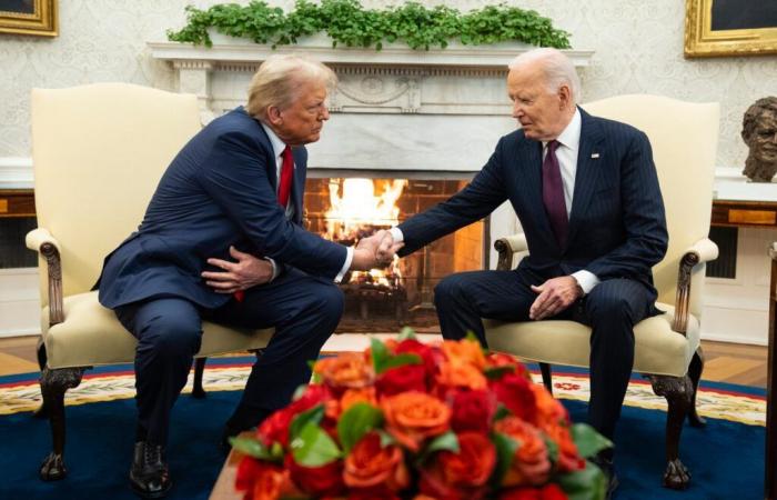 Joe Biden riceve Donald Trump alla Casa Bianca