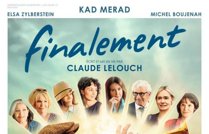 Kad Merad e Claude Lelouch per l'uscita del film “Finalmente”