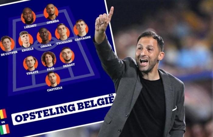 Sorpresa di Domenico Tedesco contro l’Italia: primo posto da titolare per Arne Engels, Loïs Openda parte accanto a Romelu Lukaku