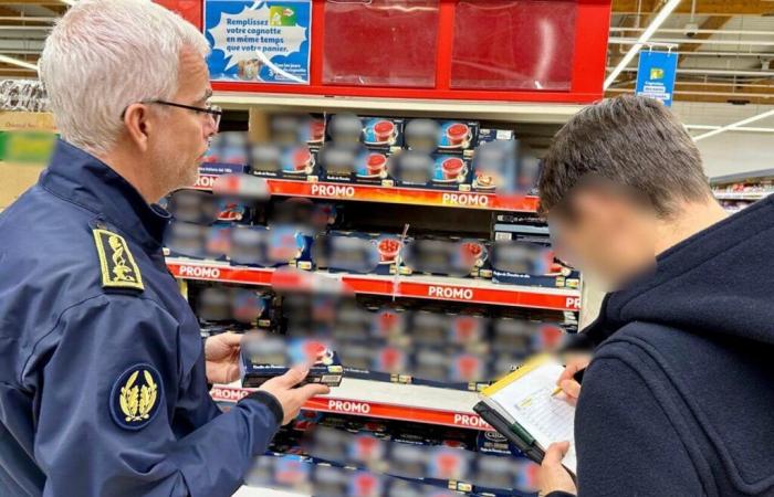 una multa per questo supermercato Auchan della Val-d'Oise