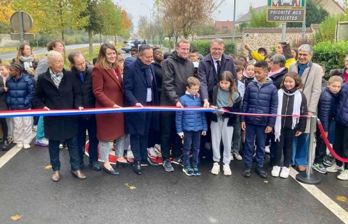 Essonne: una parte della RD 191 trasformata in una via verde a Mennecy