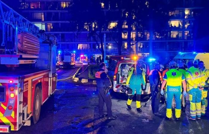 Incendio in un appartamento in Chaussée d’Alsemberg a Uccle: una persona gravemente ferita