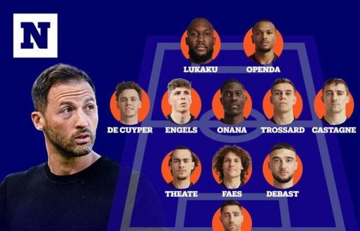 Sorpresa di Domenico Tedesco contro l’Italia: primo posto da titolare per Arne Engels, Loïs Openda parte accanto a Romelu Lukaku