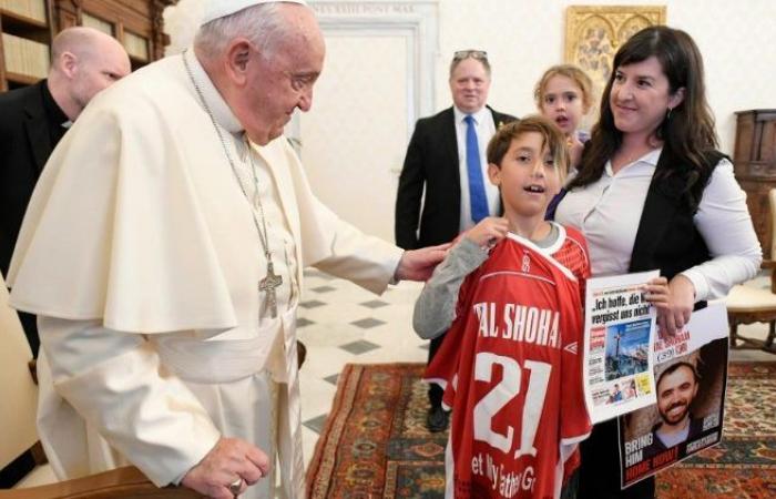 Il Papa ha incontrato un gruppo di ostaggi israeliani liberati a Gaza