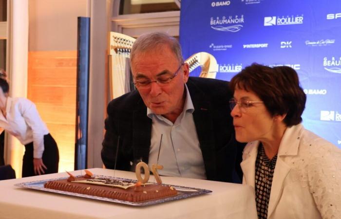 foto della sua festa di compleanno a Rennes