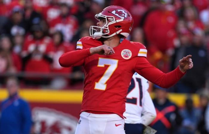 Chiefs: Harrison Butker resterà fuori tre o quattro settimane