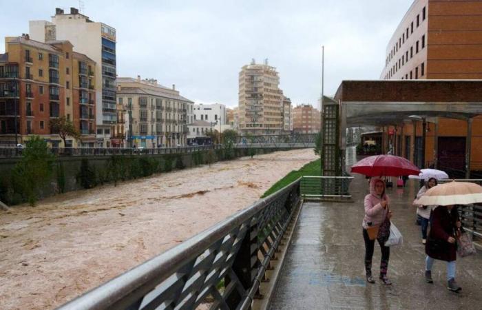 In Spagna, Malaga è stata colpita da piogge torrenziali, fine dell’allerta rossa nel Sud-Est