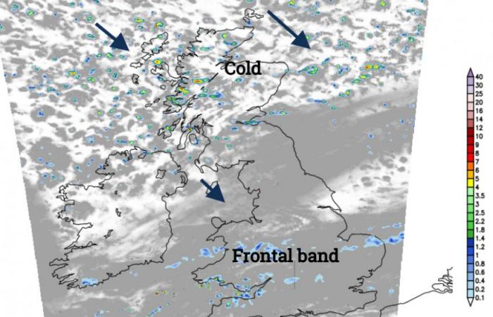 Dall’Artico arriva aria più fredda