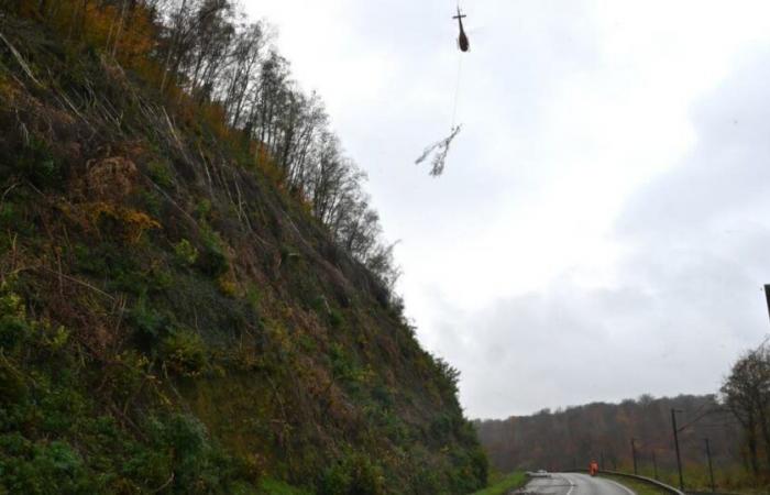 finalmente nota la data di riapertura della RD 603 che collega Hombourg-Haut e Moulin-Neuf